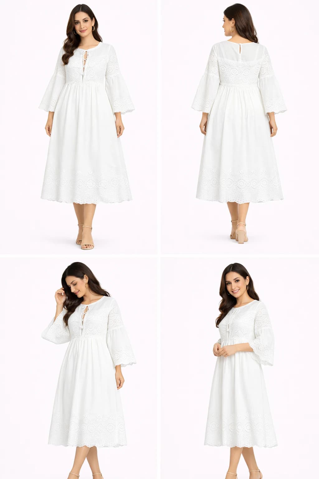 Ivory Grace Cotton Lace Dress