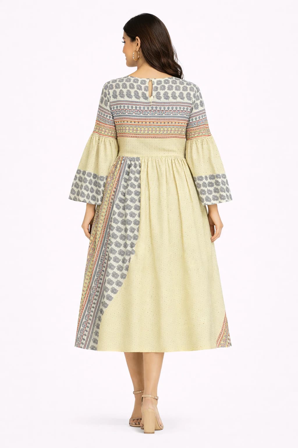 Sun Prairie Cotton Midi Dress