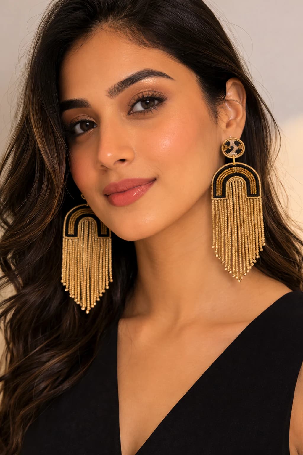 Savannah Fringe Statement Earrings