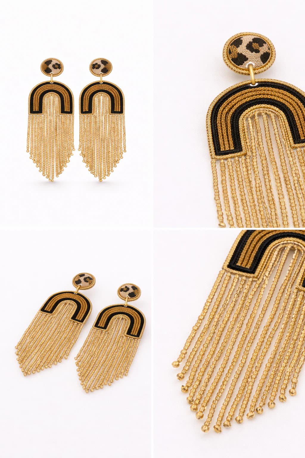 Savannah Fringe Statement Earrings