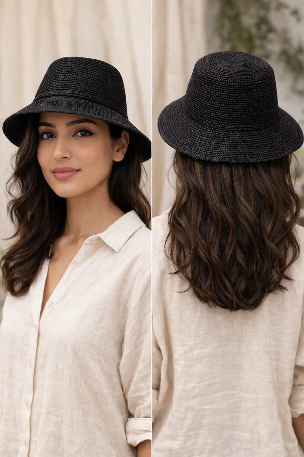 Sacha Raffia Fedora Hat