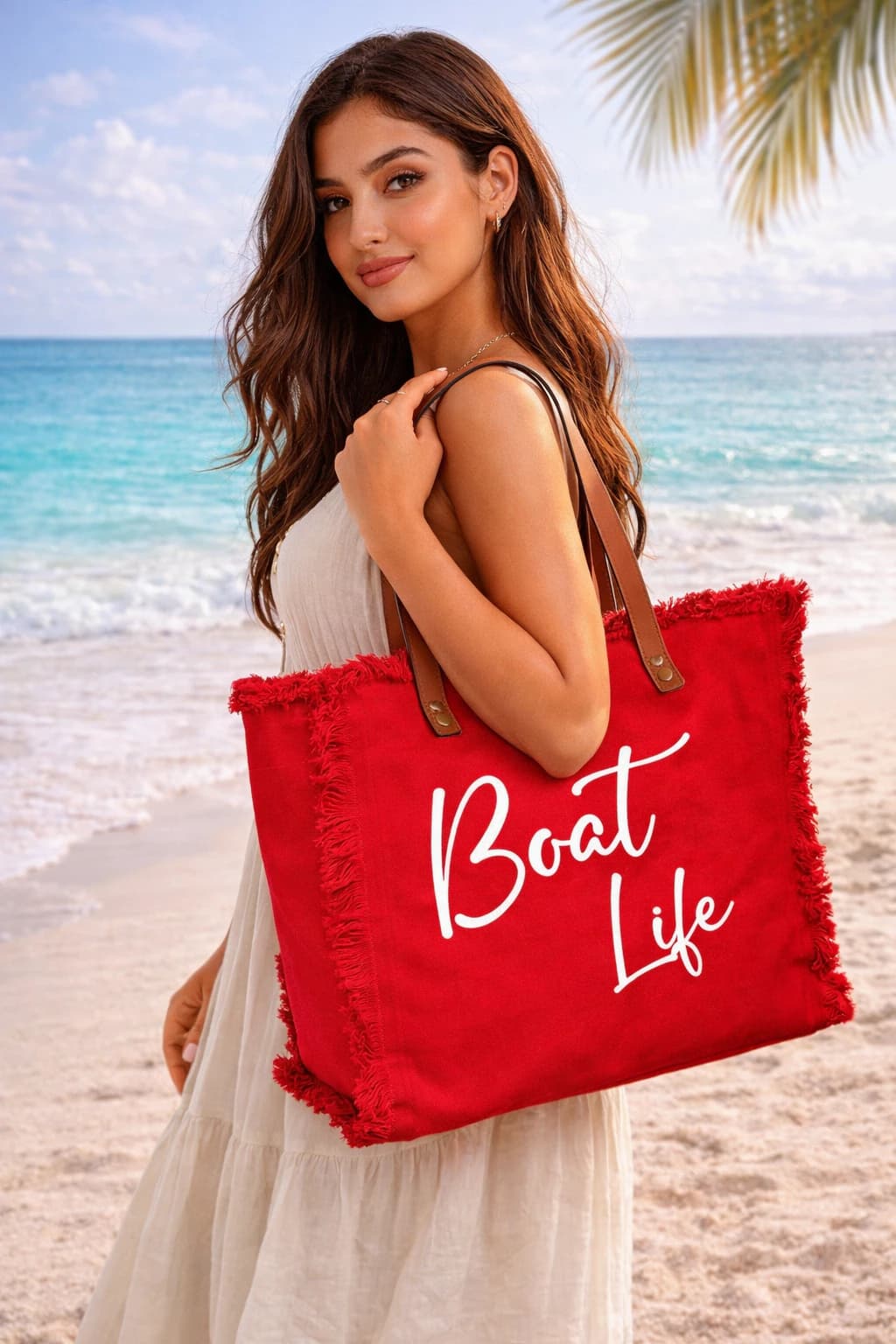 Marina Luxe Canvas Tote