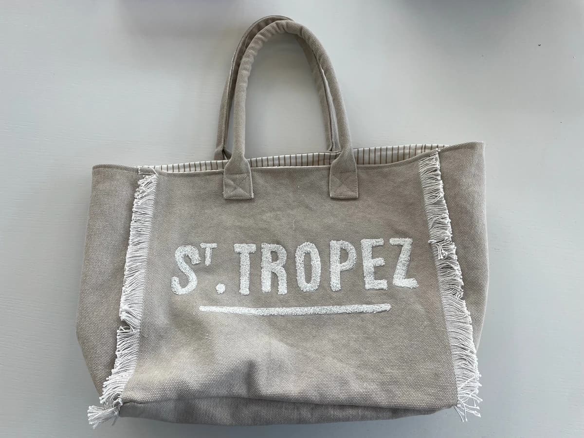 Riviera Linen Canvas Tote