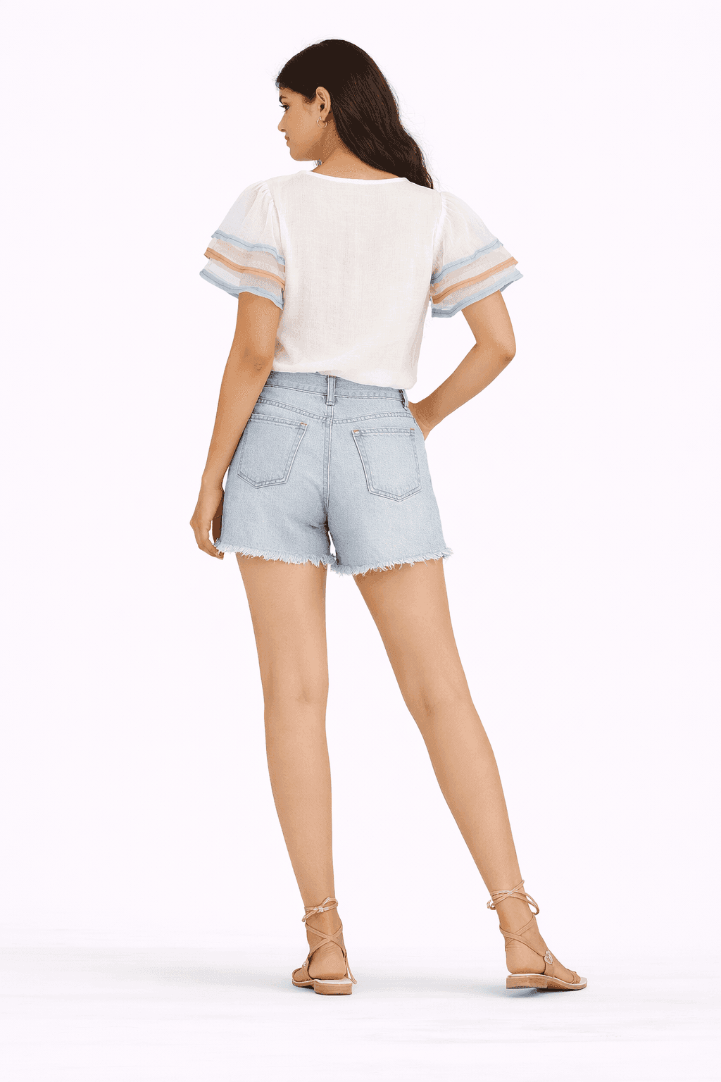 Ivory Whisper Flutter Top