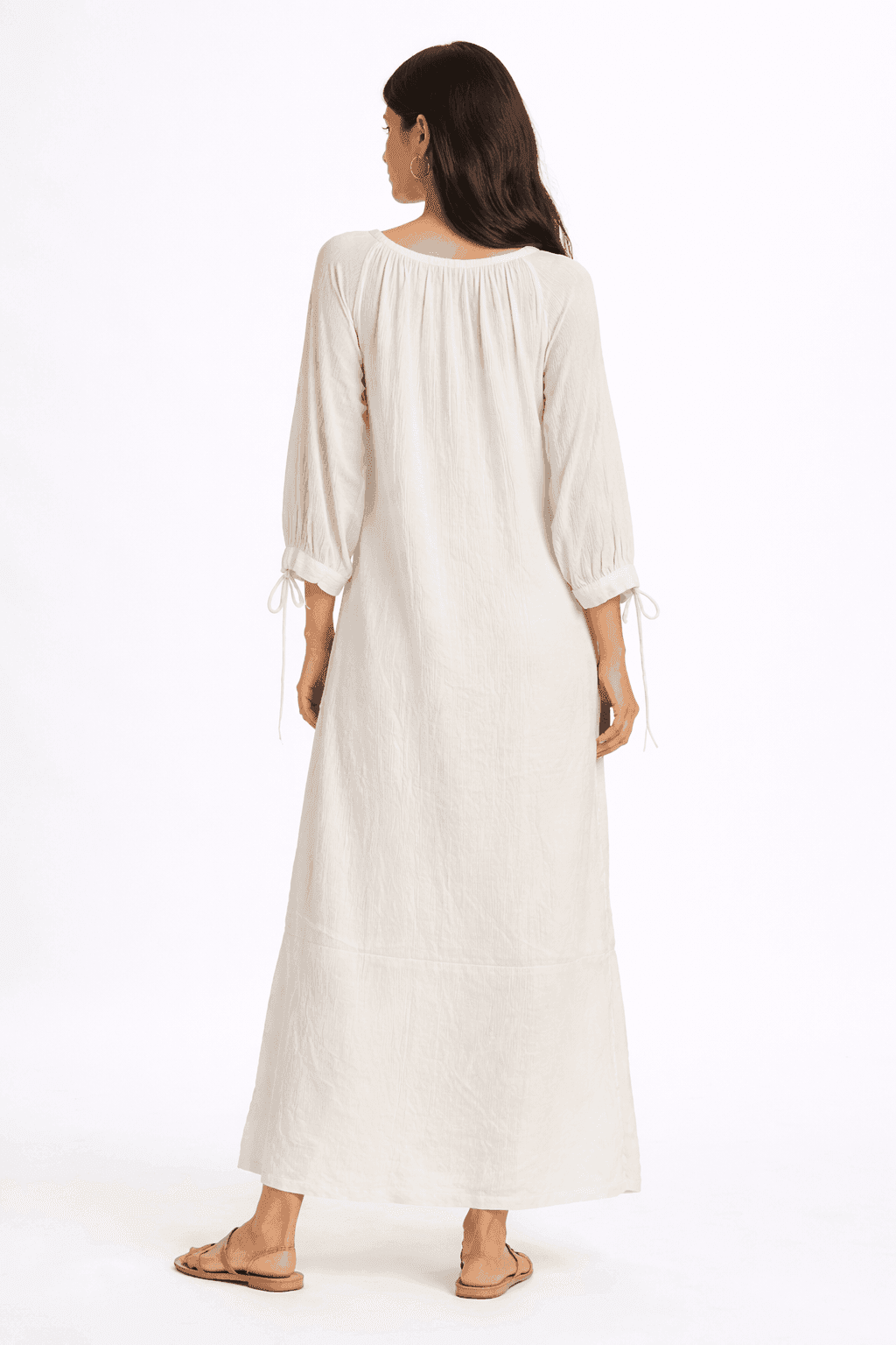 Ivory Breeze Relaxed Maxi Dress