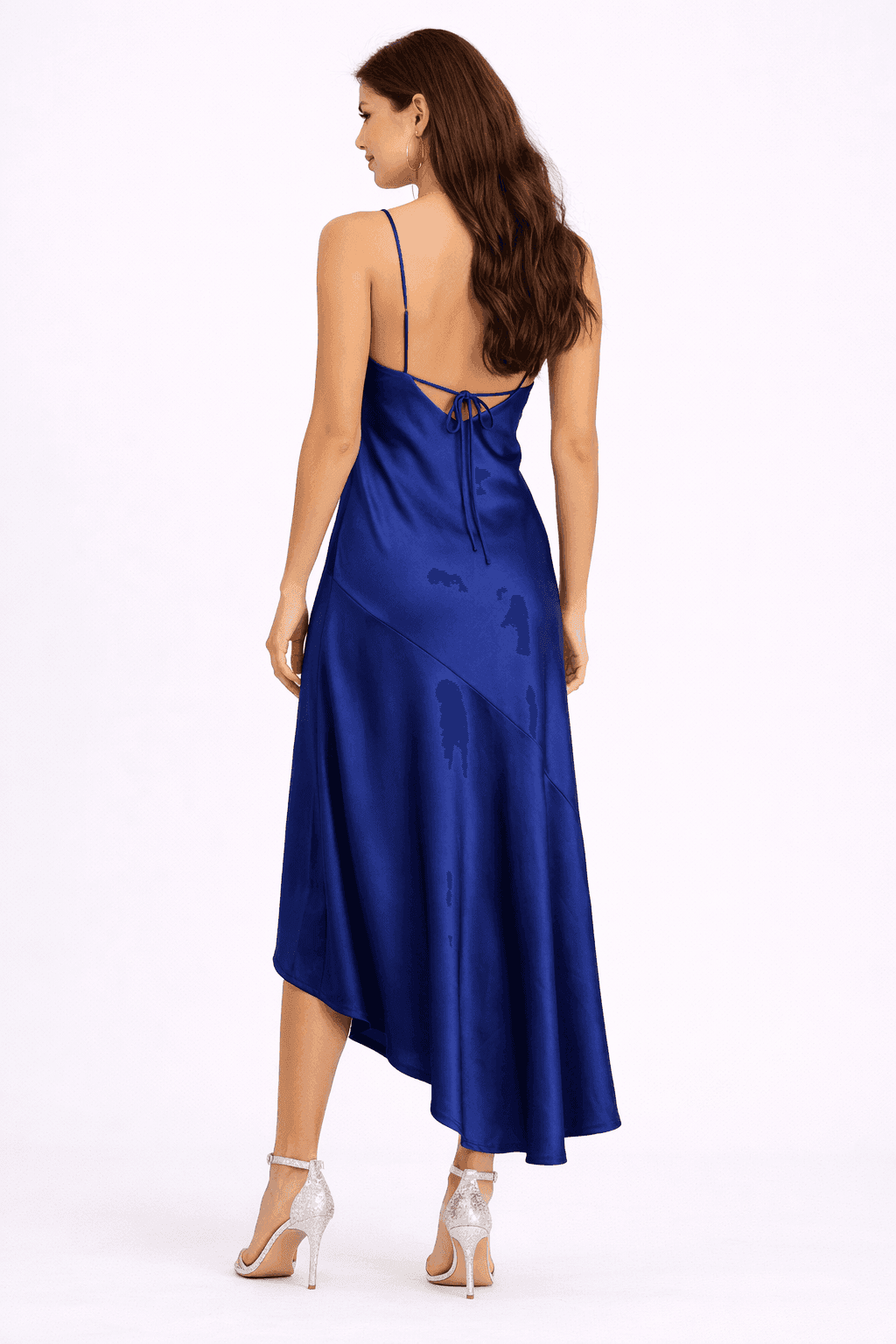 Sapphire Flow Slip Dress