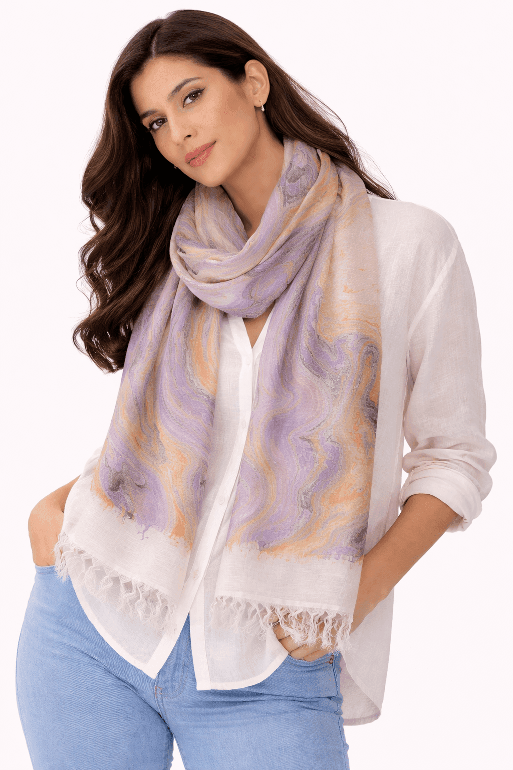 Aura Marble Scarf