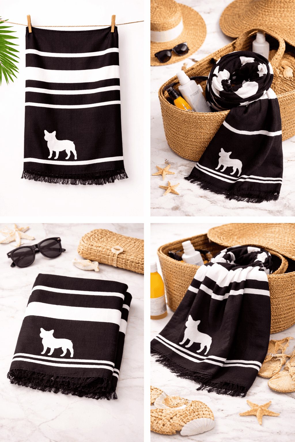 Noir Canine Pareo
