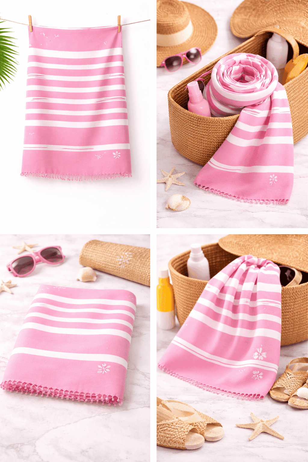 Blush Stripe Pareo