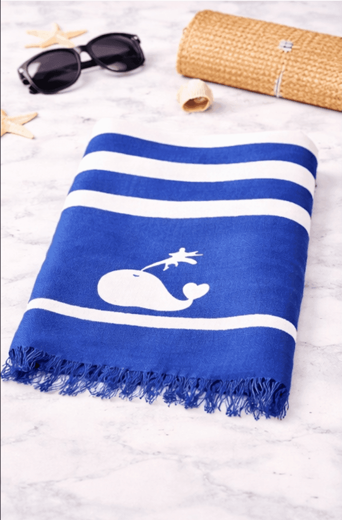 Ocean Whisper Stripes – Whale Edition