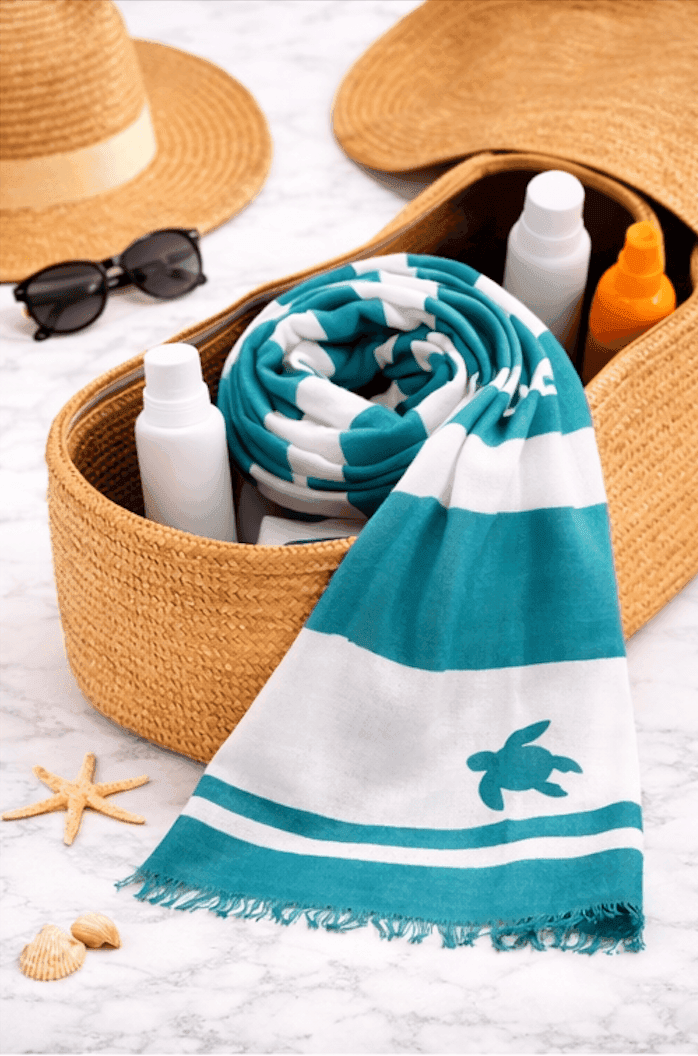 Coastal Breeze Stripes – Teal Edition