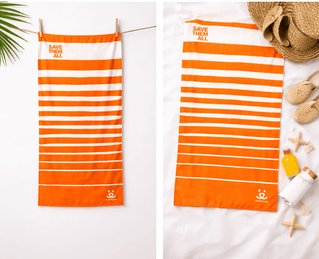 Save Them All Coastal Stripe Pareo