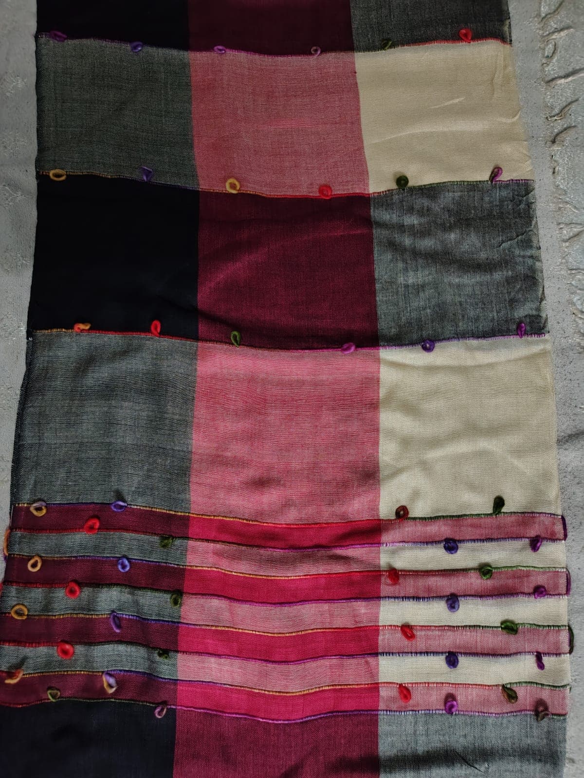 Artisan Loop Patch Scarf