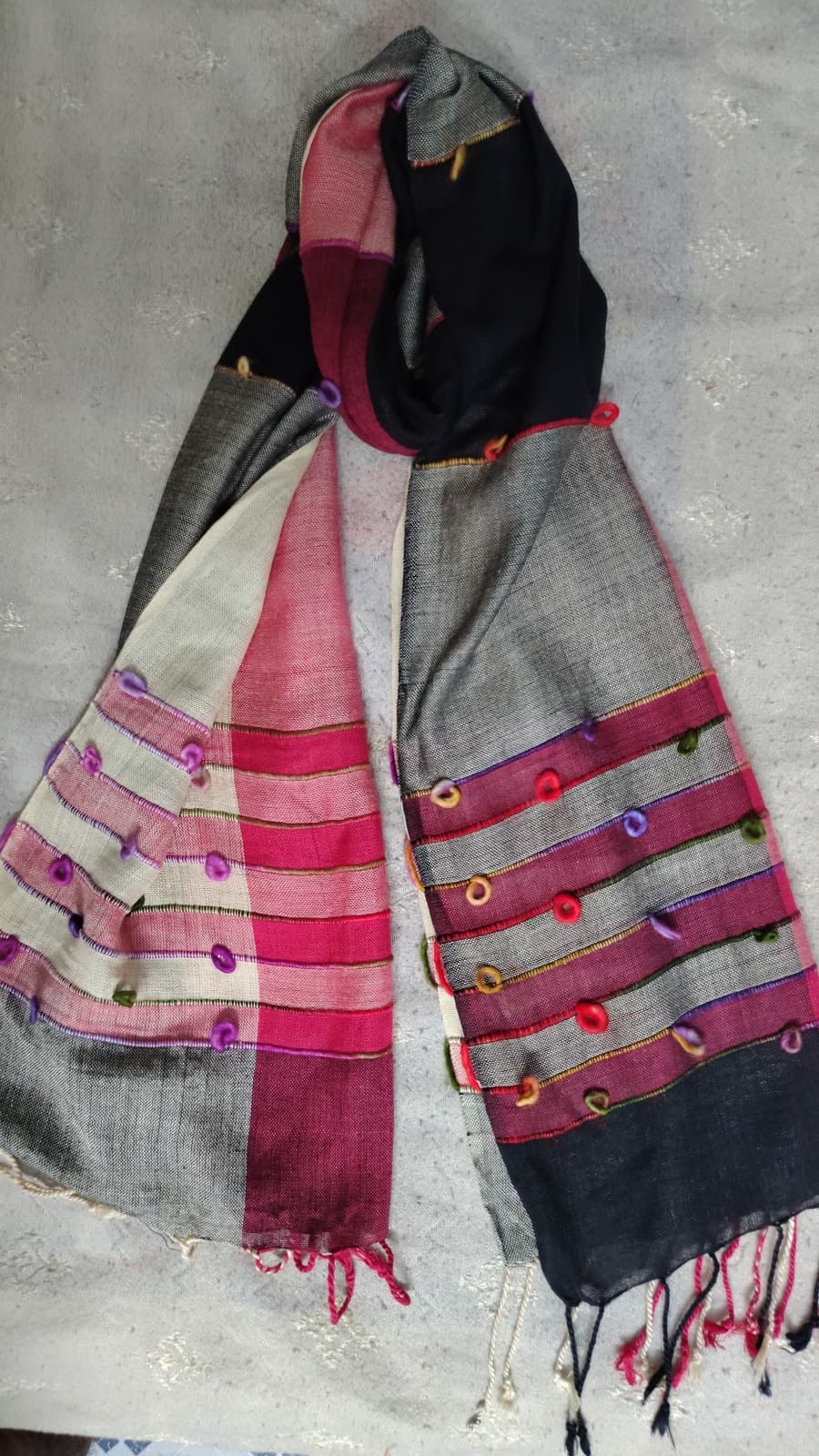 Artisan Loop Patch Scarf