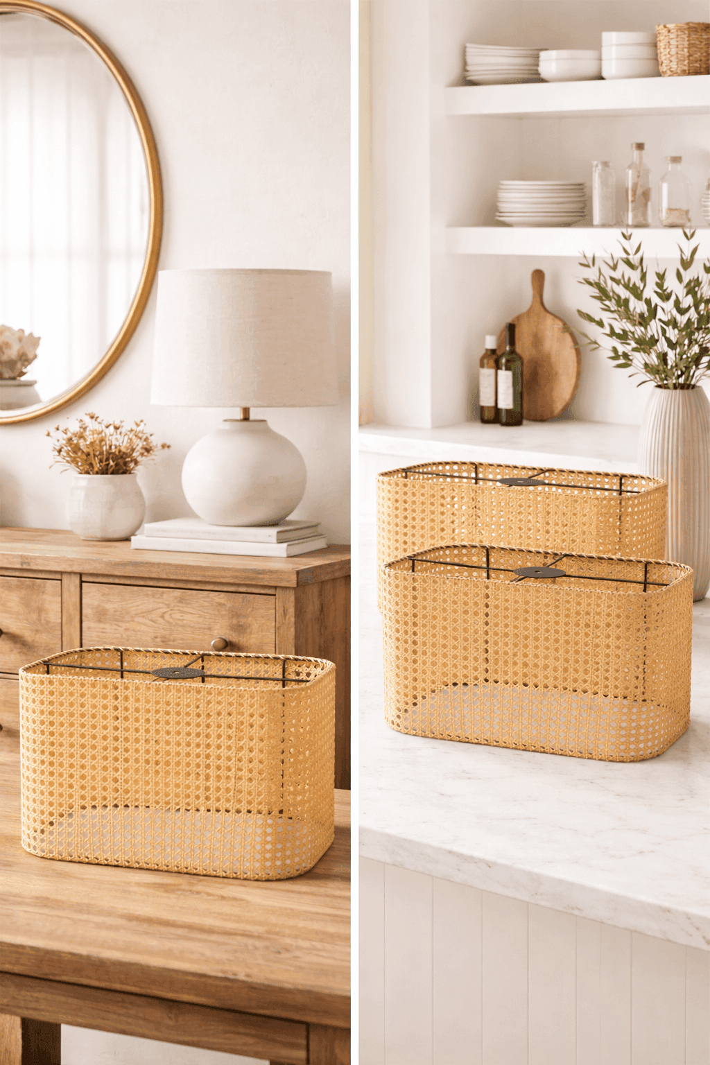 Urban Cane Oval Frame Shade