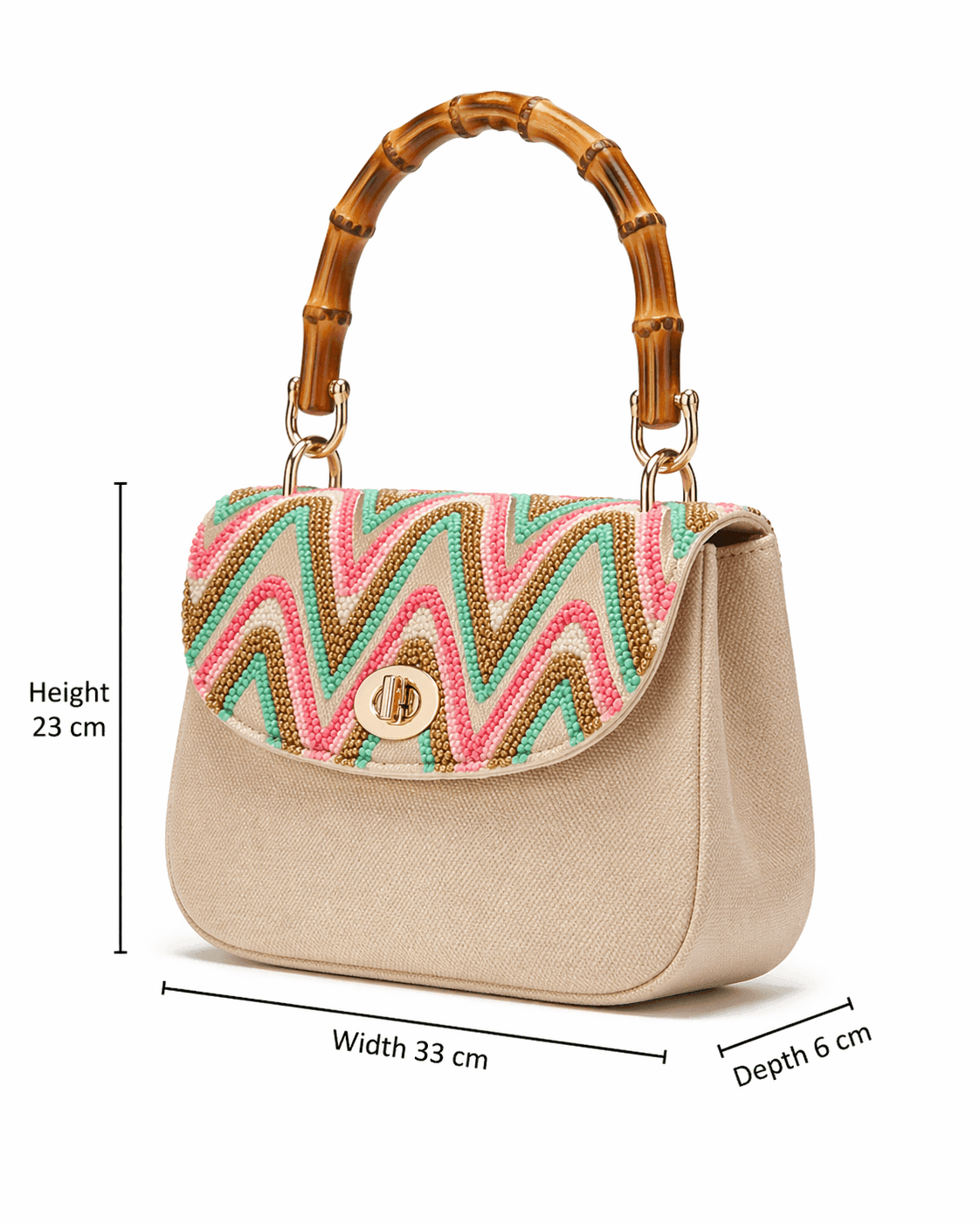 Riviera Bead Luxe Top Handle