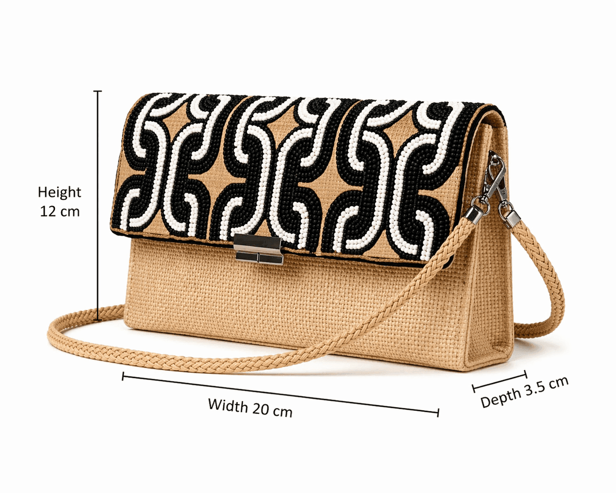 Noir Bead Luxe Sling