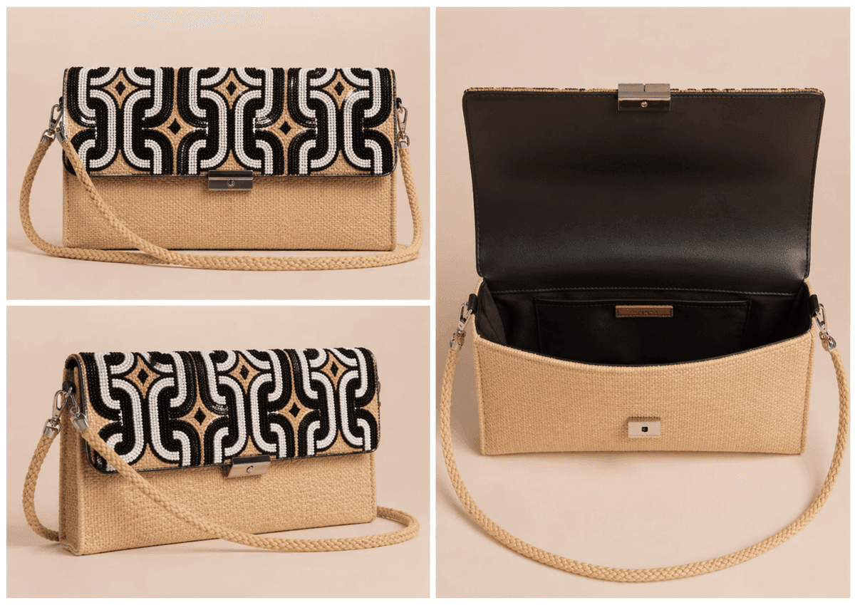 Noir Bead Luxe Sling