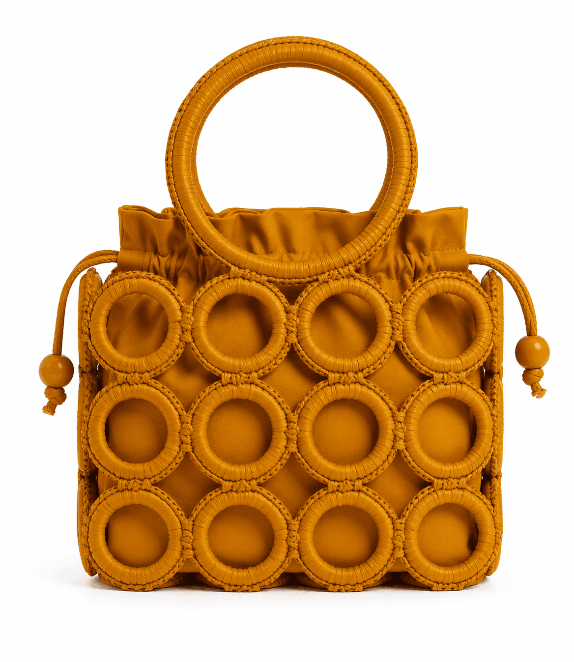 Fuchsia Halo Statement Bag
