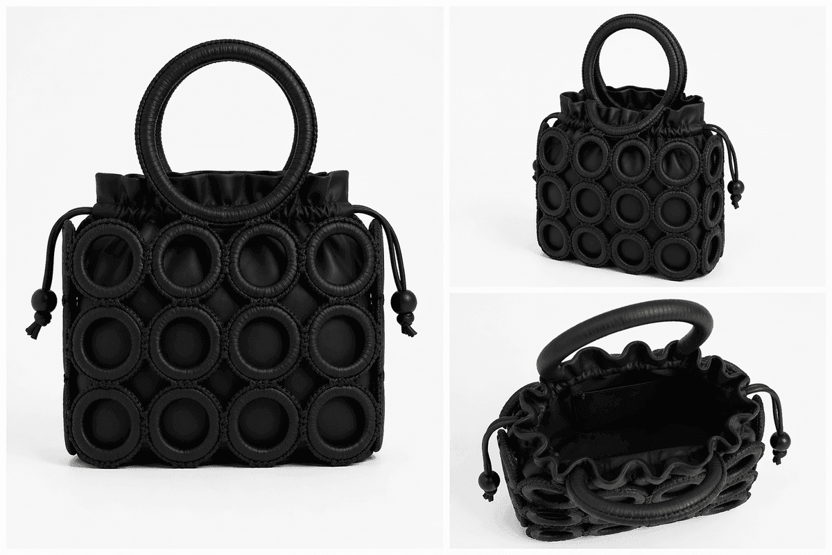Black Halo Statement Bag