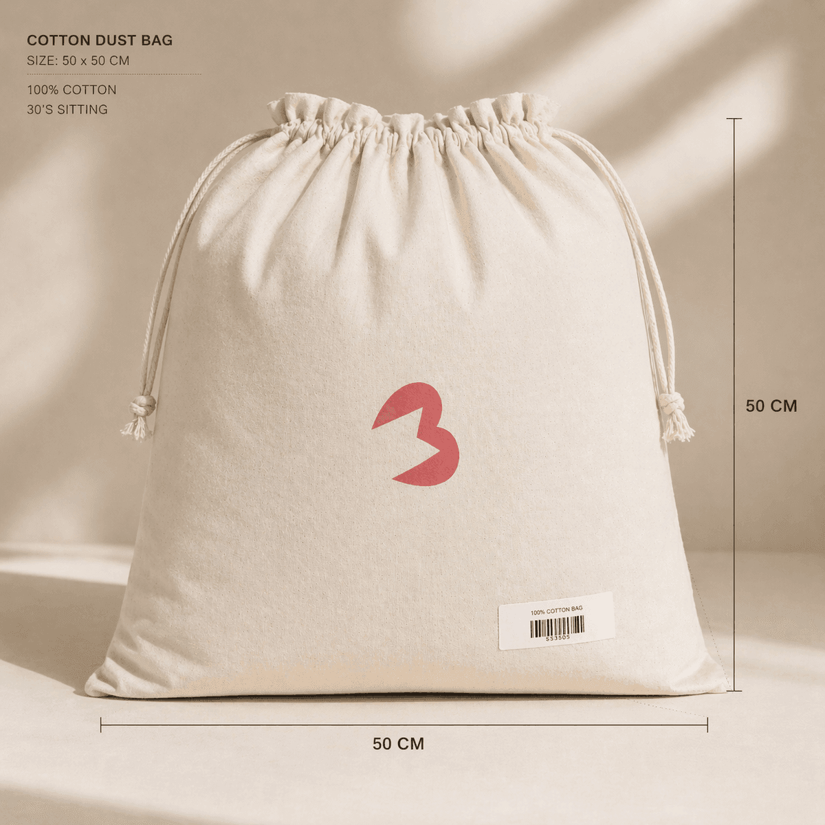 Eco Cotton Dust Bag