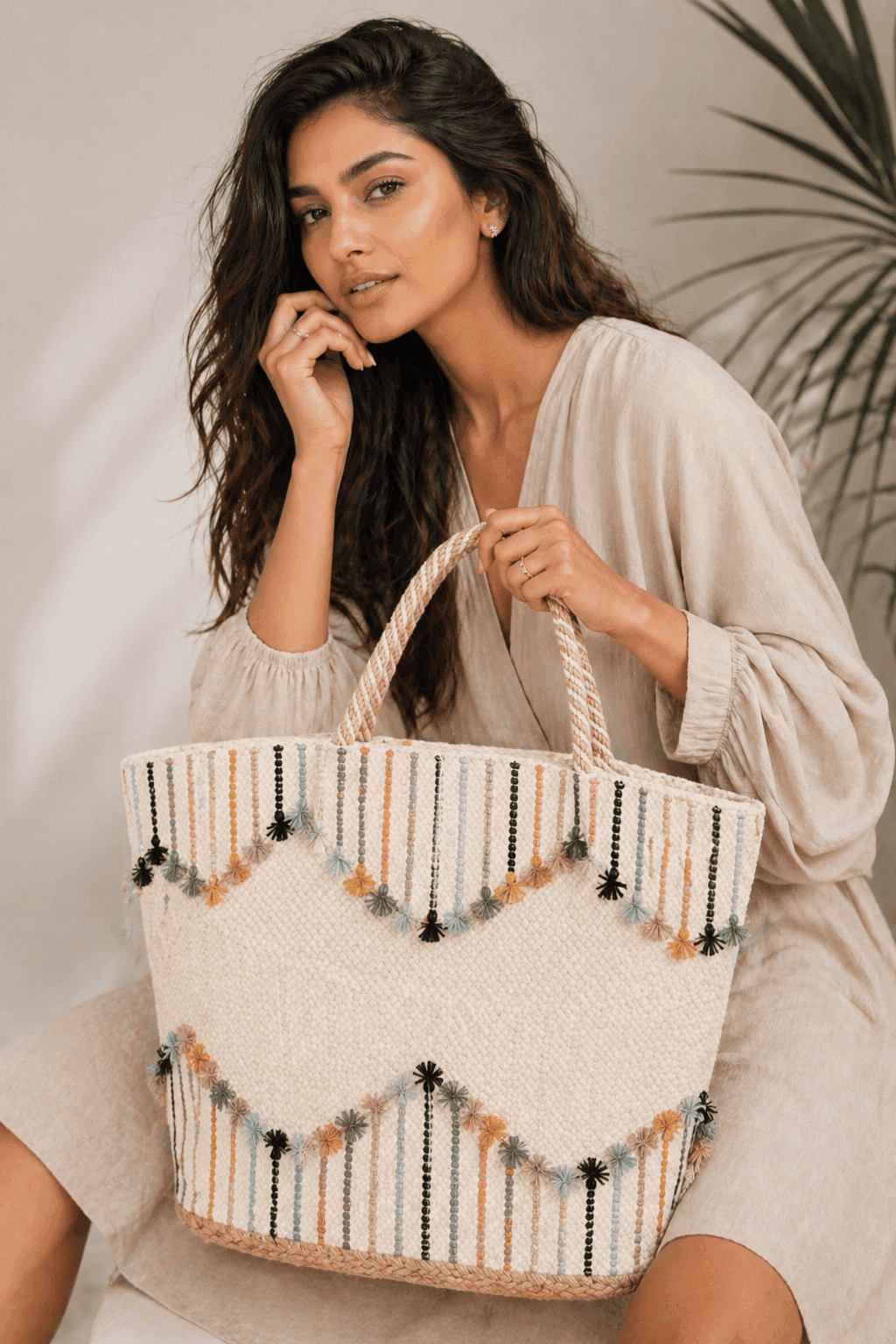 Artisan Tassel Eco Tote
