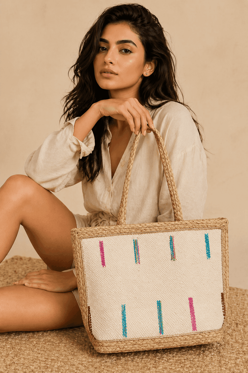 Minimal Stitch Eco Tote