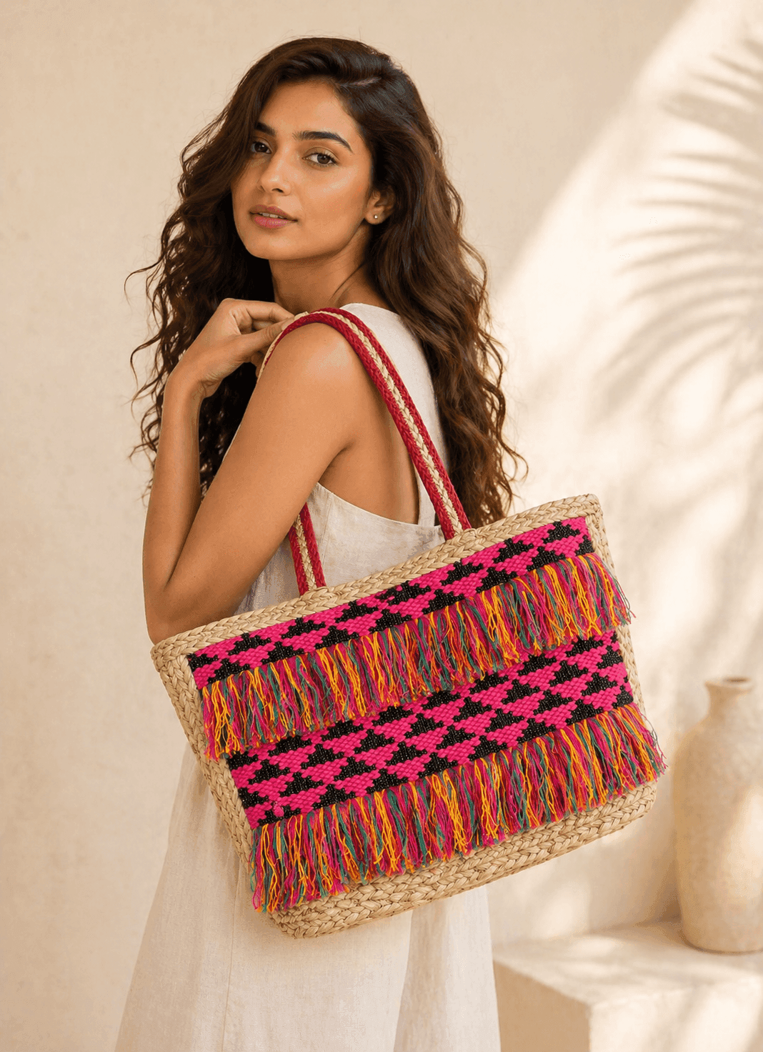 Concepts Fiesta Fringe Tote