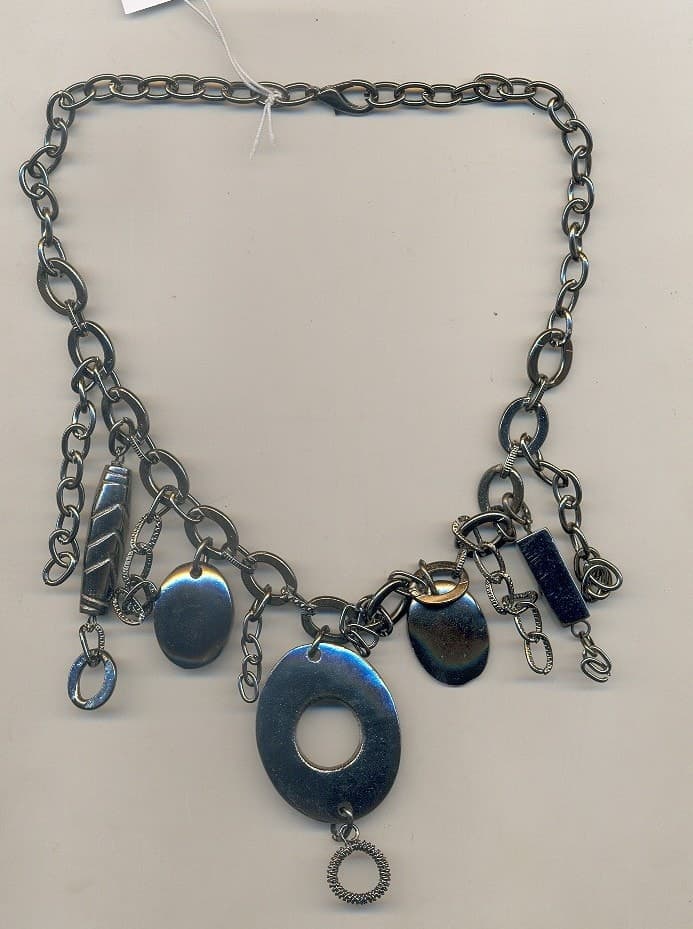 Noir Charm Chain Necklace