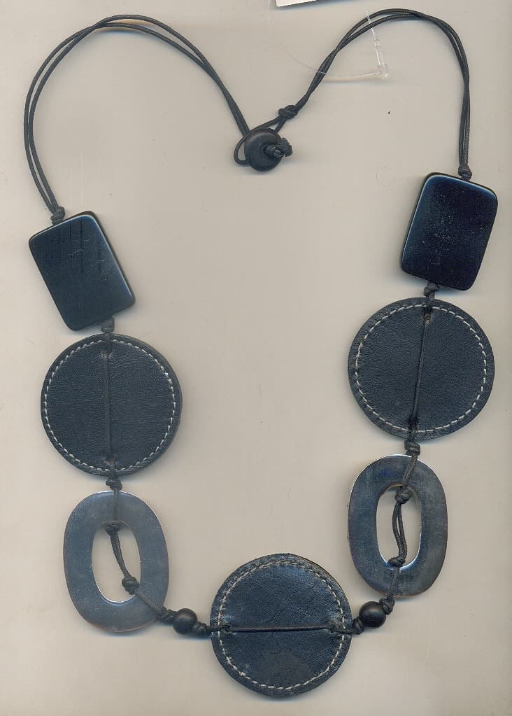 Midnight Geo Pendant Necklace