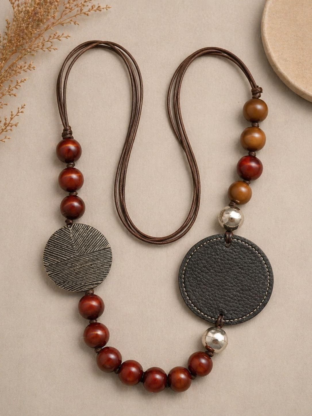 Terra Dual Pendant Necklace