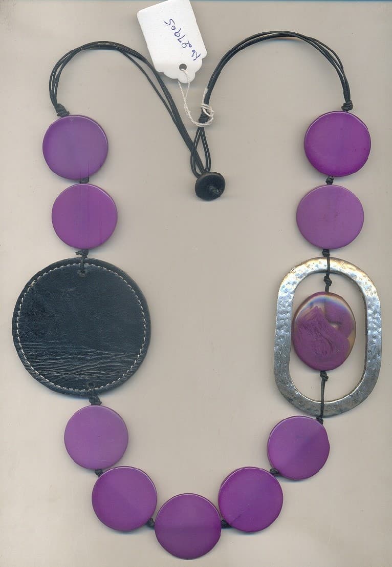 Violet Orbit Necklace
