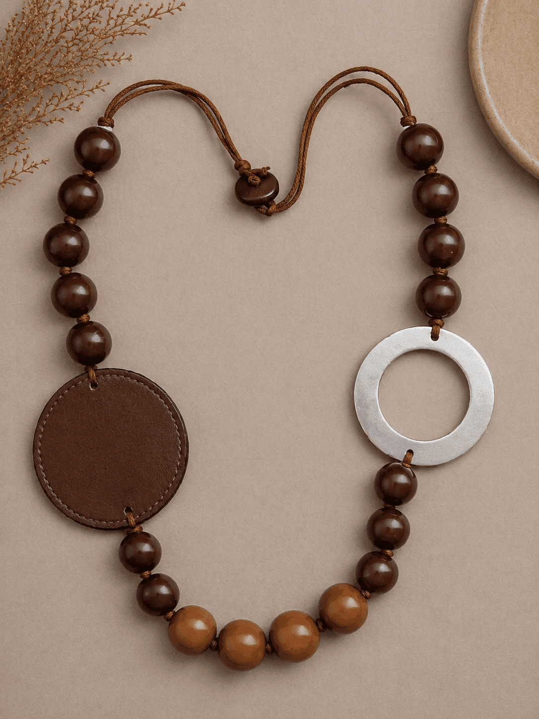 Rustic Orbit Necklace