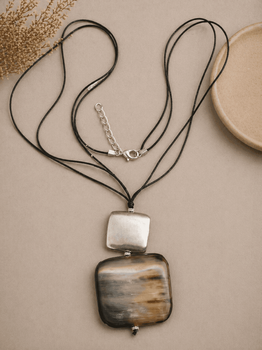 Stone Essence Pendant Necklace