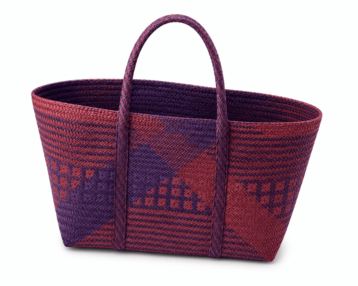 Plum Heritage Utility Tote