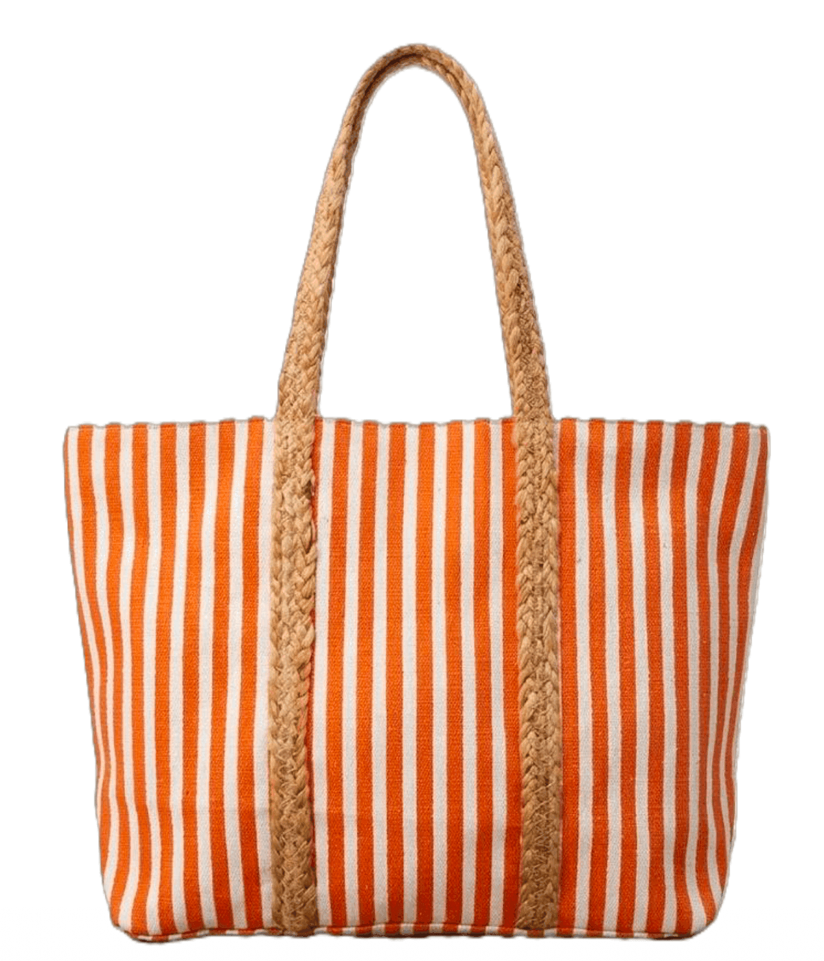 Sunset Stripe Handwoven Tote