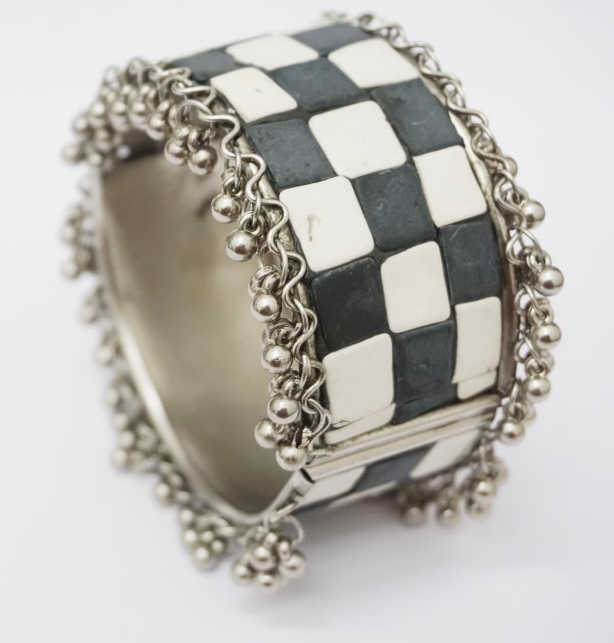 Classic Check Mosaic Statement Bangle