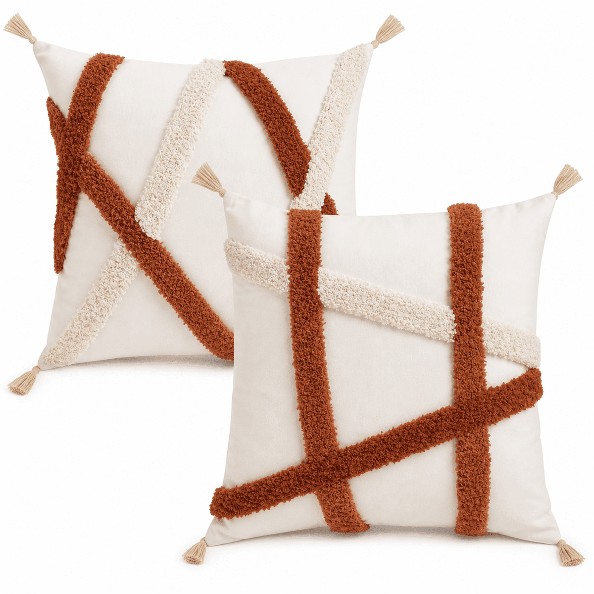 Terra Lines Textured Cushion Cover
