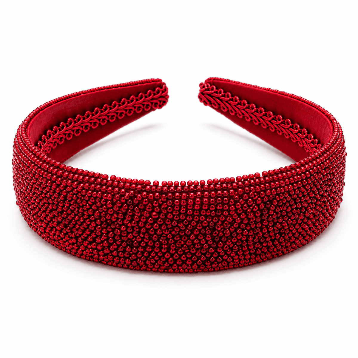 Sunset Ember Beaded Headband