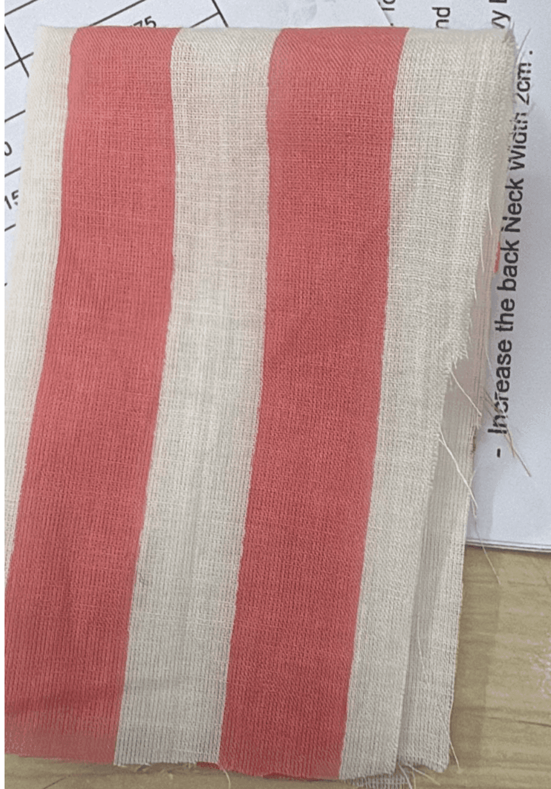 Coral Coast Linen Scarf