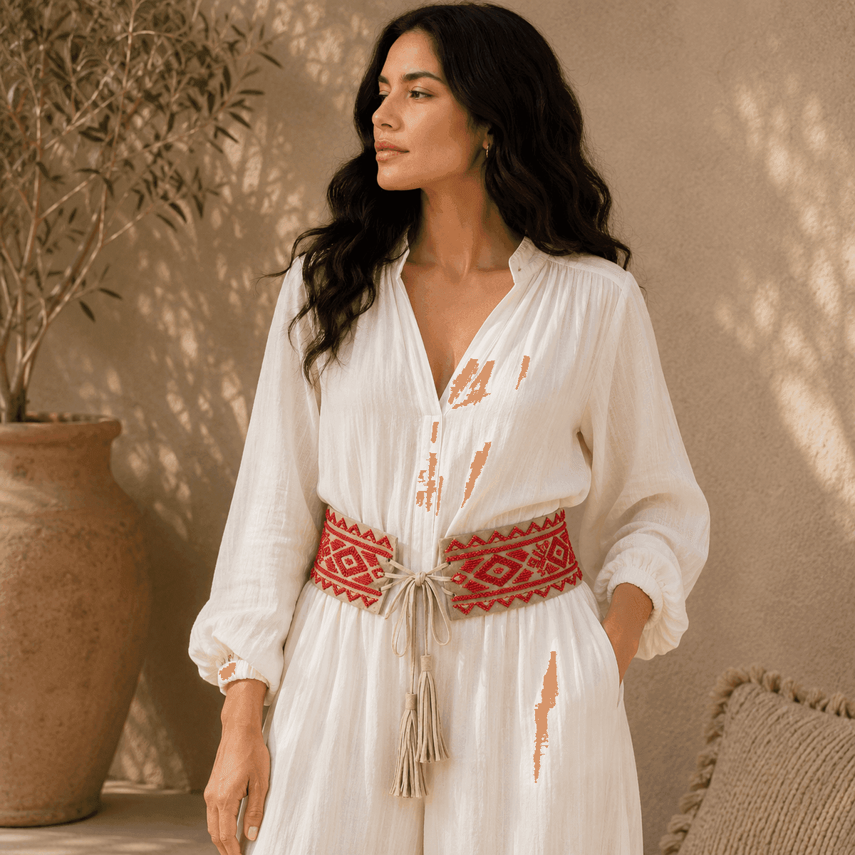 Desert Navajo Suede Belt