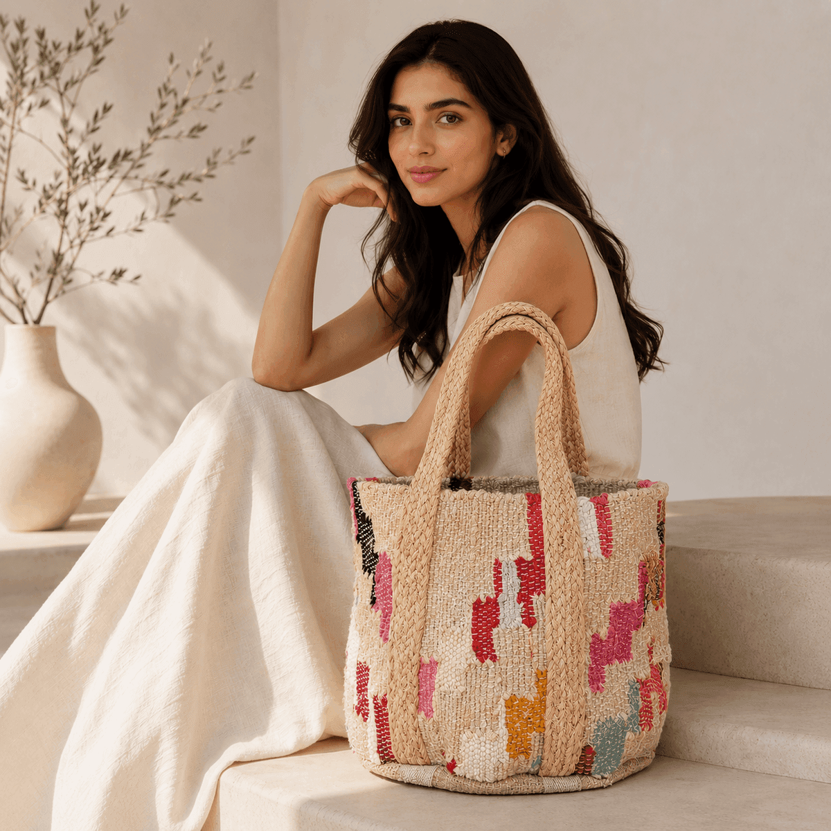 Nomad Chindi Jute Tote