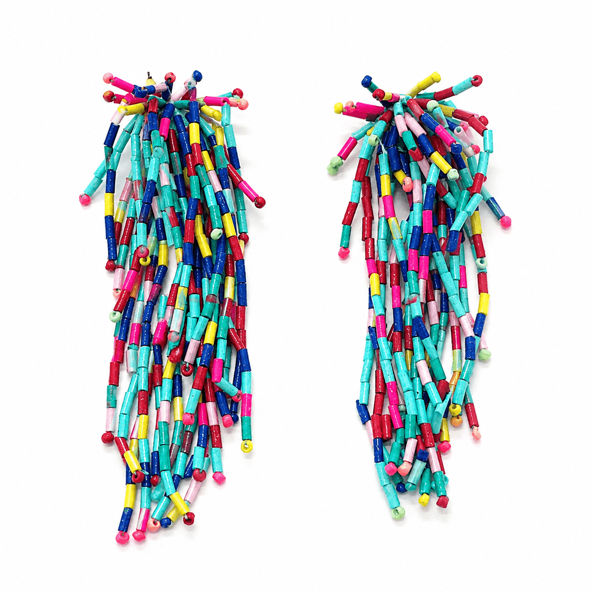 Candy Fringe Beaded Earrings