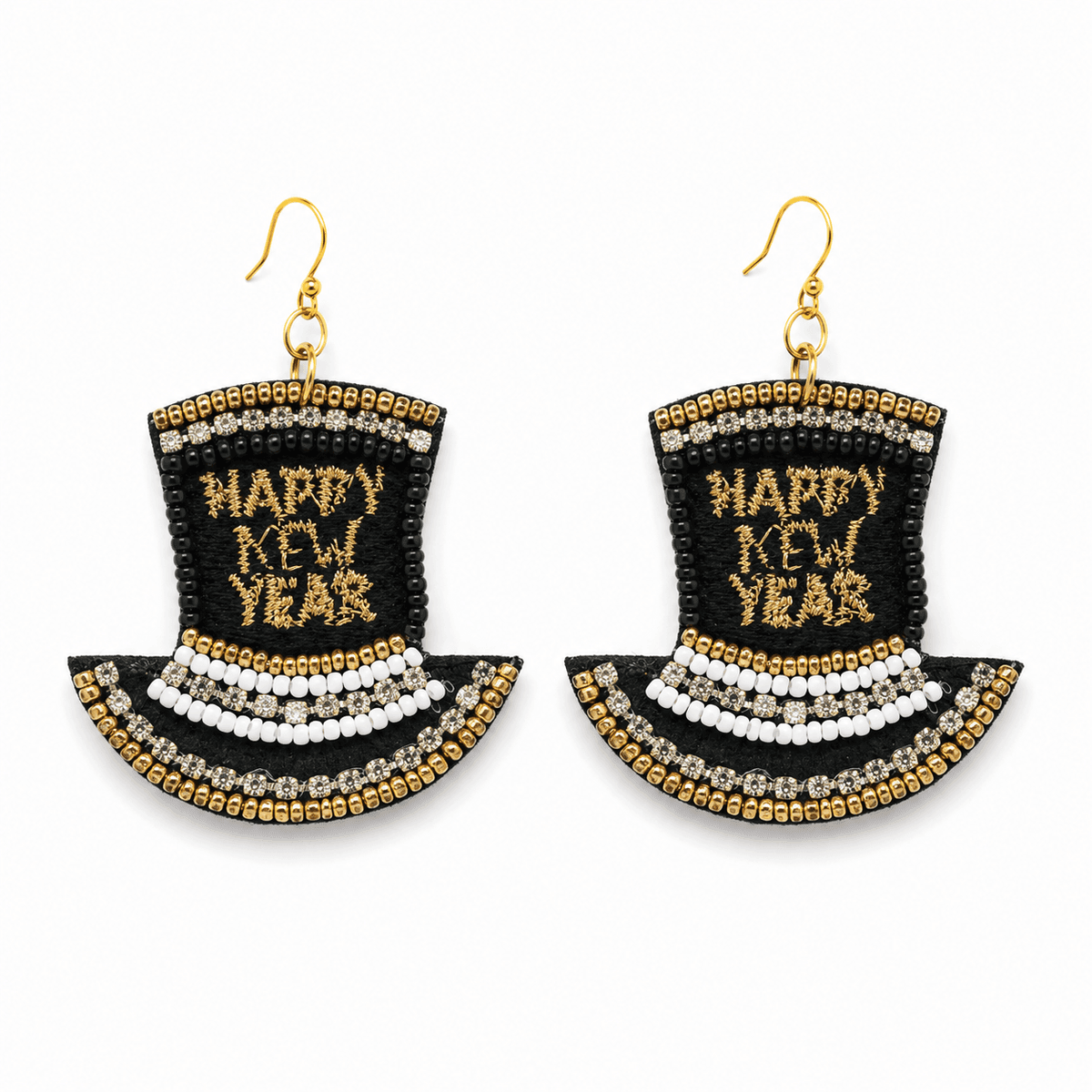 Midnight Celebration Star Tassel Earrings