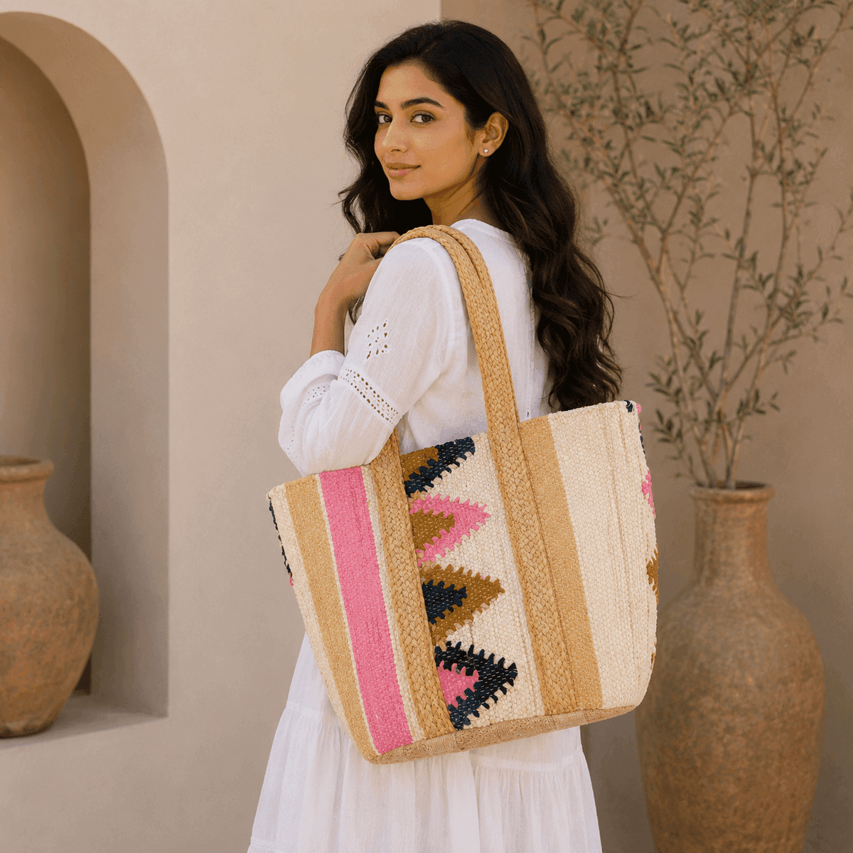Boho Terra Artisan Tote