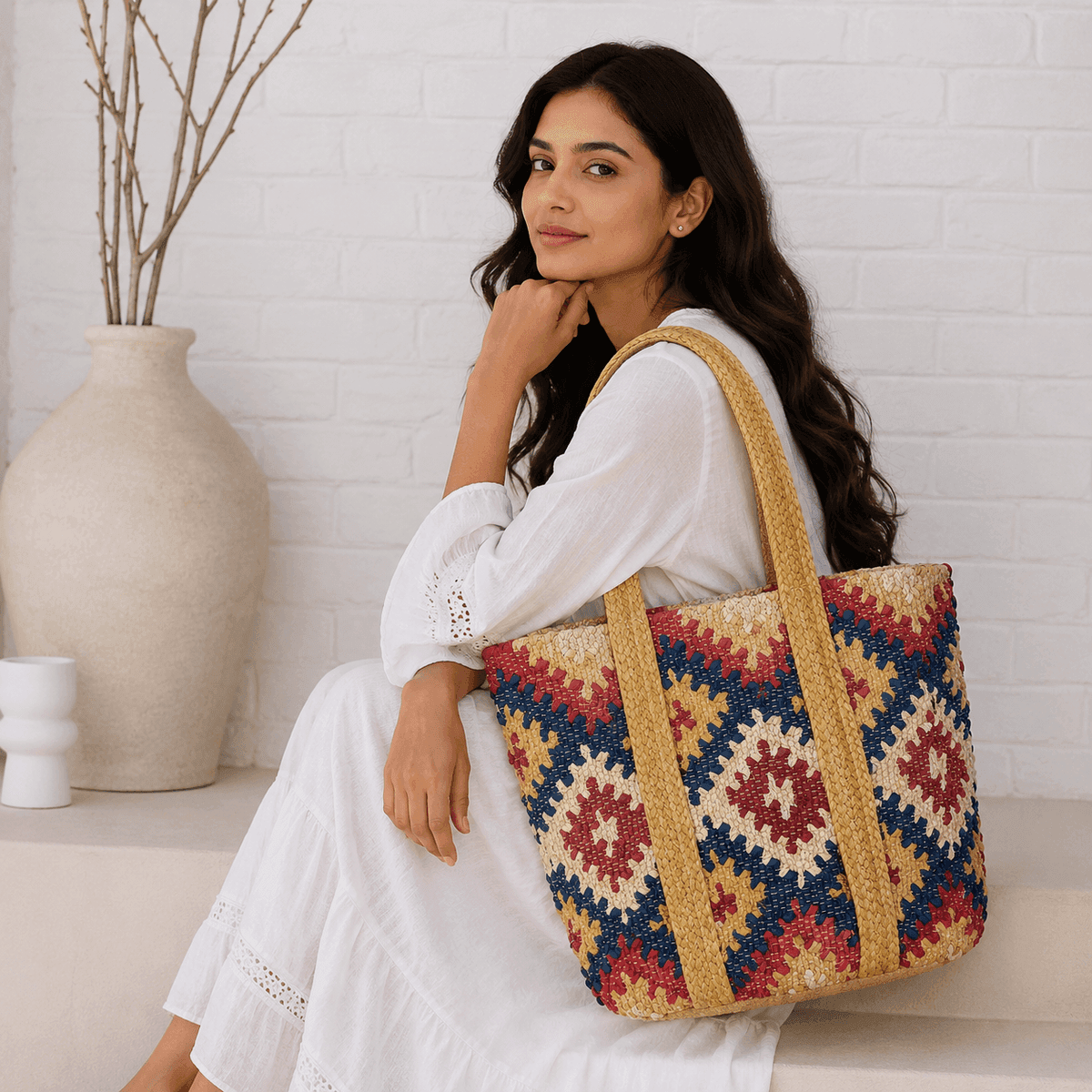 Nomad Mosaic Artisan Tote