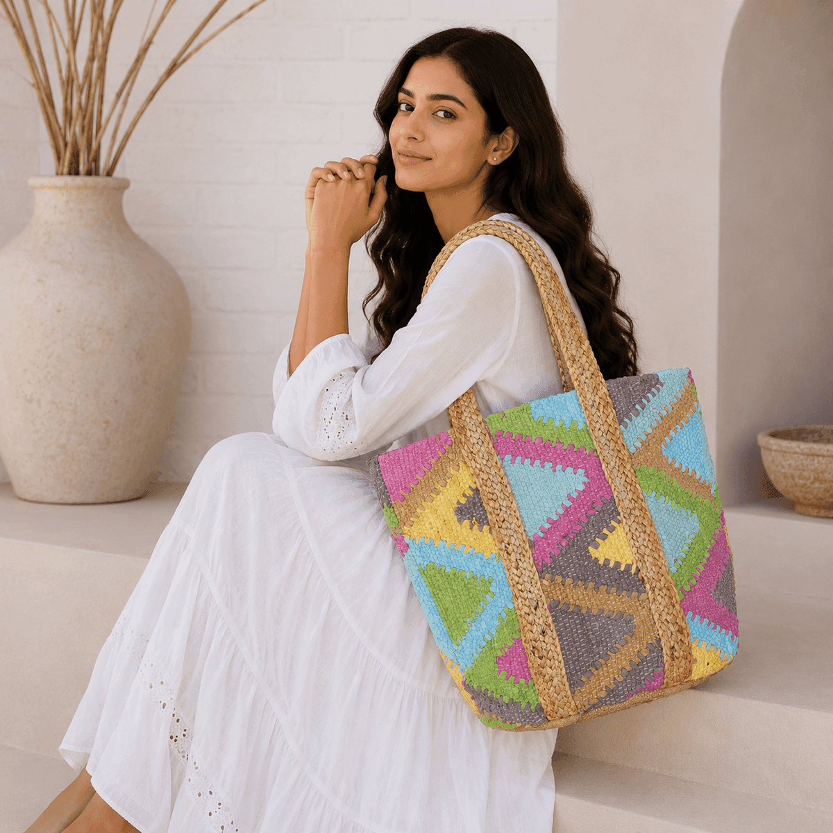 Pastel Nomad Artisan Tote