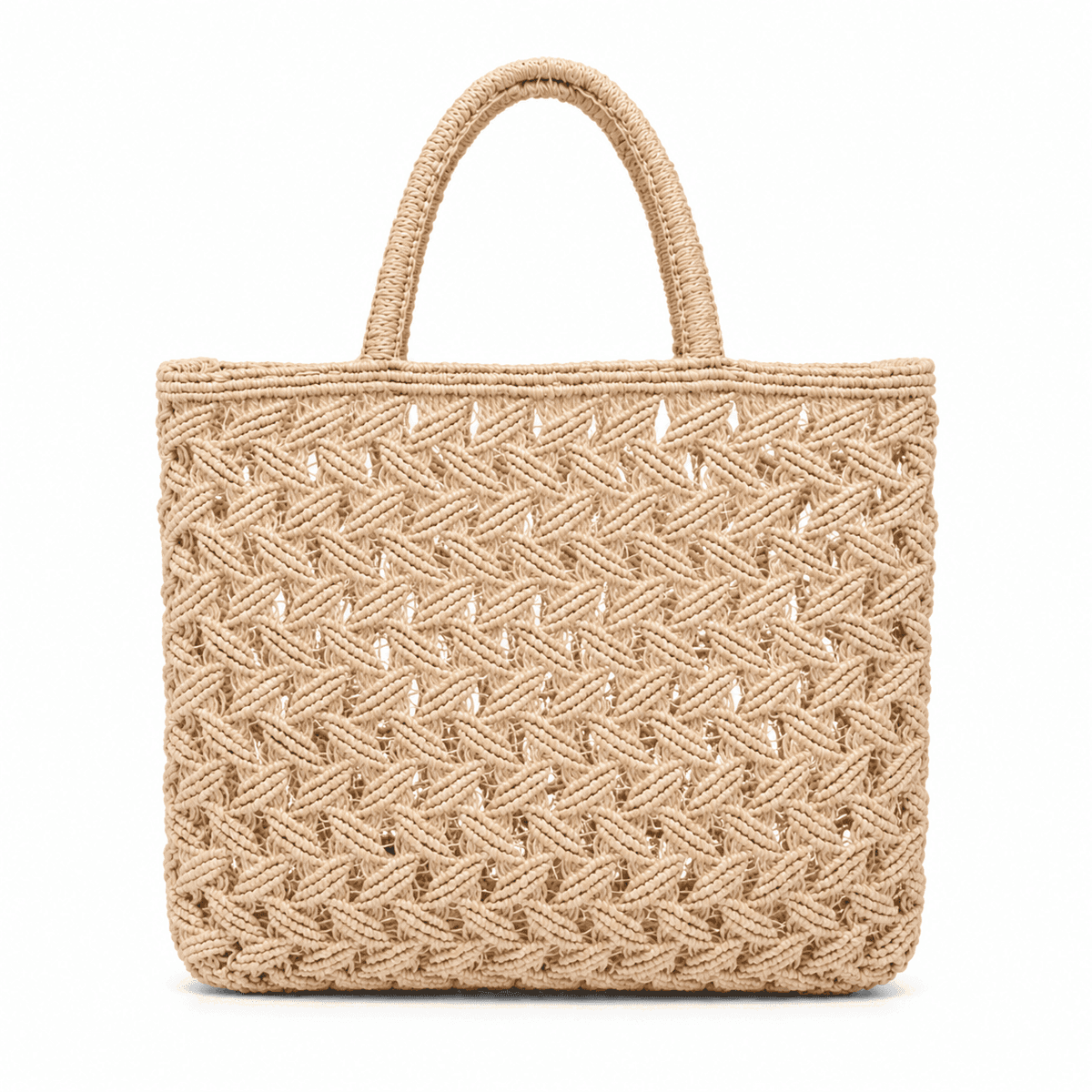 Coastal Reef Macramé Tote