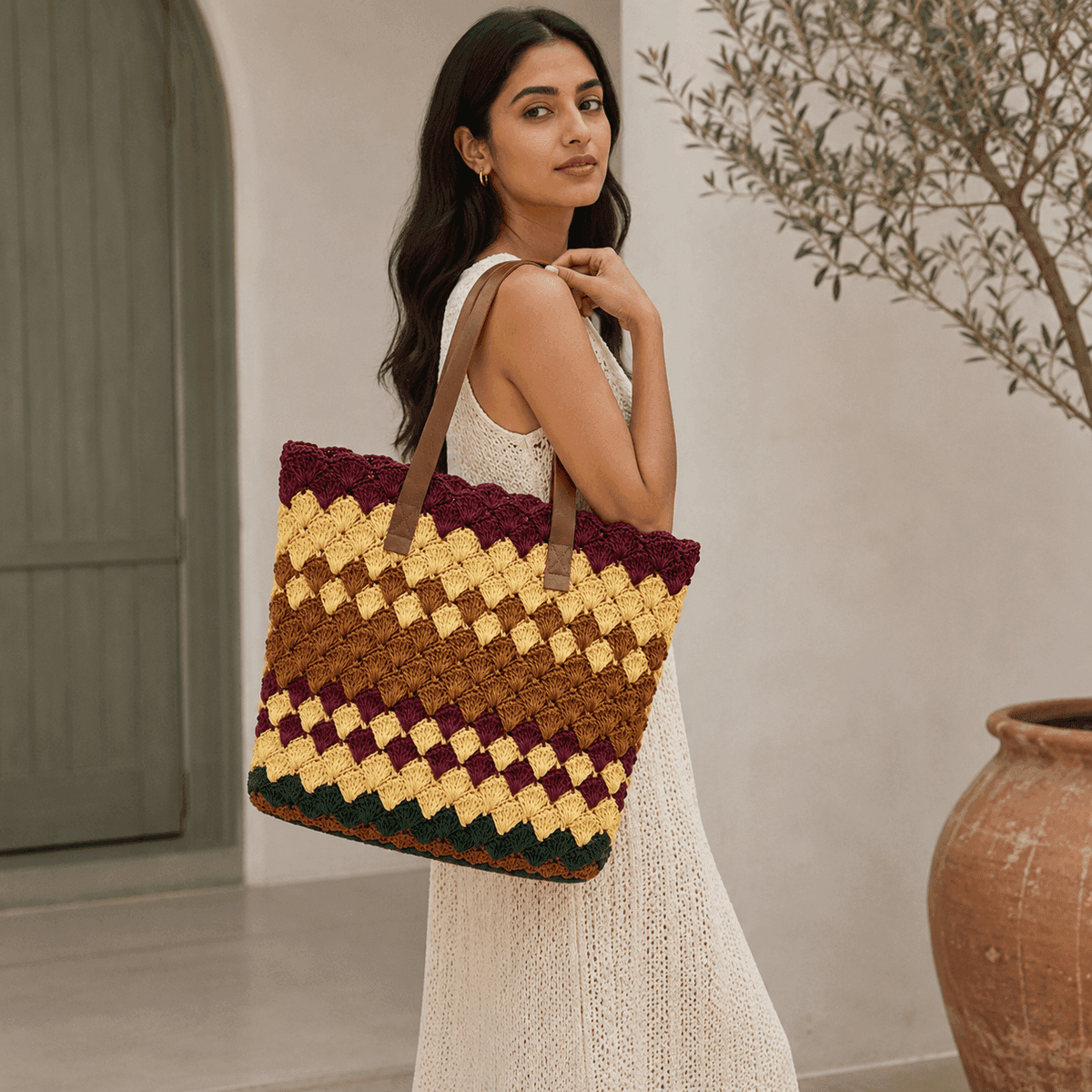 Artisan Crochet Carry Tote