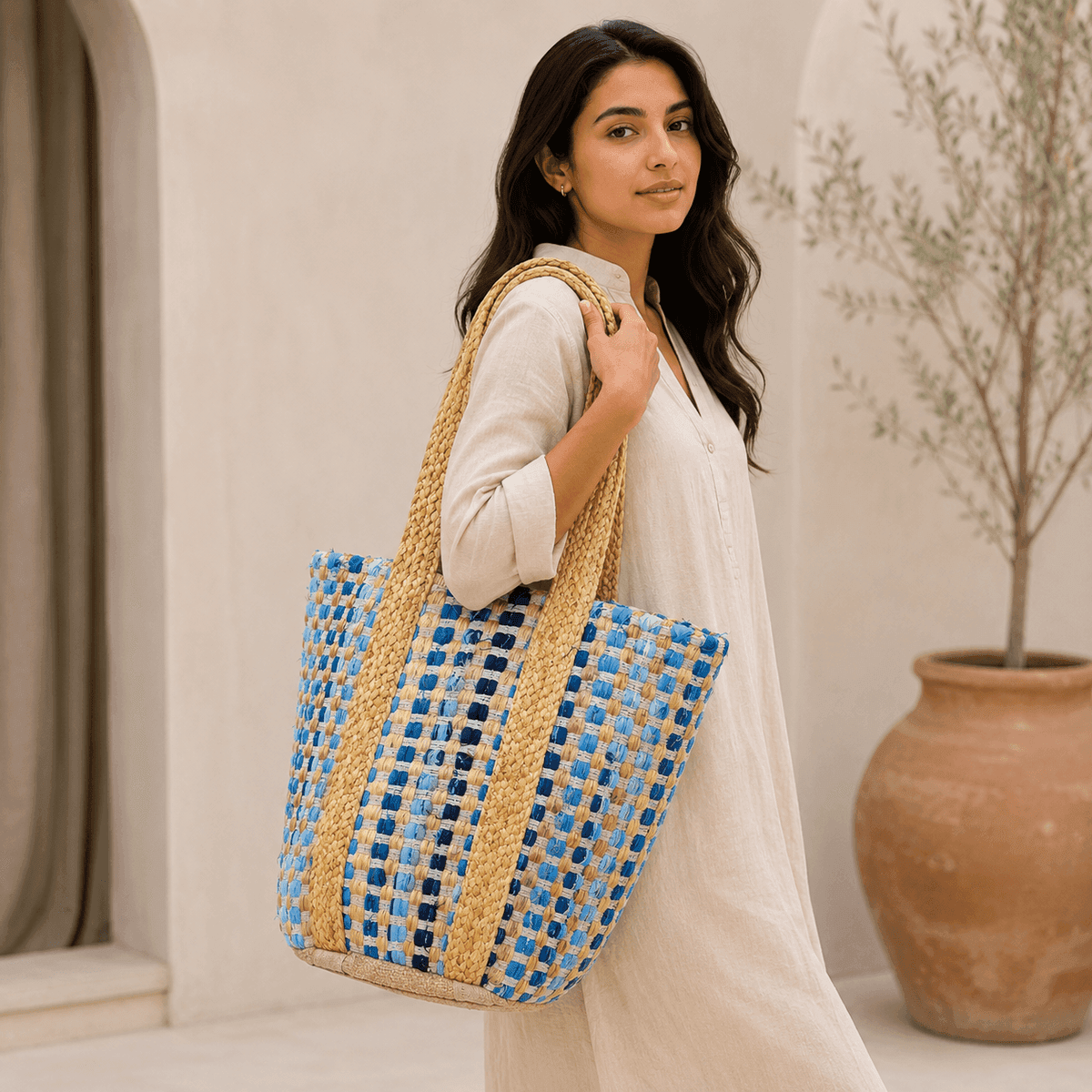 Azure Check Tote